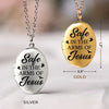 Personalized Photo Locket Necklace – Meaningful Memorial Gift – Love Lives Beyond Goodbye