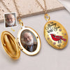 Personalized Photo Locket Necklace – Meaningful Memorial Gift – Always Loved Always Missed
