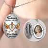 Personalized Photo Locket Necklace – Meaningful Memorial Gift – Forever In Our Hearts