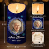 Personalized Photo LED Candle – Meaningful Memorial Gift – Though Absent, You Remain Ever Near