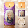 Personalized Photo LED Candle – Meaningful Memorial Gift – Always Loved Never Forgotten