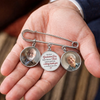 Personalized Photo Charm Lapel Pin – Meaningful Memorial Gift or Graduation Gift – Graduating With You In My Heart