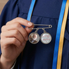 Personalized Photo Charm Lapel Pin – Meaningful Memorial Gift or Graduation Gift – Graduating With You In My Heart