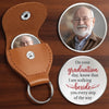 Personalized Photo Pocket Hug Token – Meaningful Memorial or Graduation Gift – Your Strength Still Guides Me