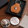 Personalized Photo Pocket Hug Token – Meaningful Memorial or Graduation Gift – Your Strength Still Guides Me