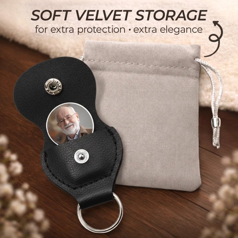 Personalized Photo Pocket Hug Token – Meaningful Memorial or Graduation Gift – Your Strength Still Guides Me