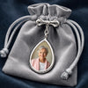 Personalized Memorial Photo Teardrop Pin – Meaningful Memorial or Graduation Gift – Graduated With Your Love