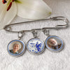 Personalized Photo Charm Lapel Pin – Meaningful Memorial Gifts – Carried Close To My Heart