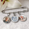 Personalized Photo Charm Lapel Pin – Meaningful Memorial Gifts – Your Love Guides Me Today And Always