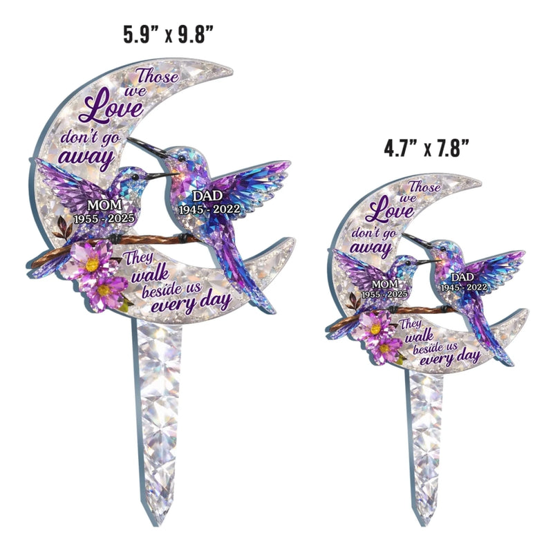 Personalized Acrylic Garden Stake – Meaningful Memorial Gift – Loved and Missed Always