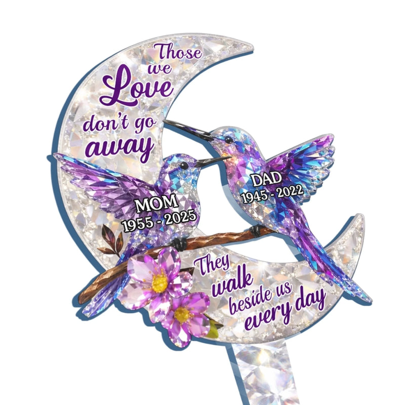 Personalized Acrylic Garden Stake – Meaningful Memorial Gift – Loved and Missed Always
