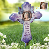 Personalized Acrylic Garden Stake – Meaningful Memorial Gift – Butterfly Kisses From Heaven