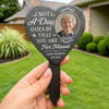 Personalized Photo Garden Stone Stake – Meaningful Memorial Gift – Your Love Still Surrounds Me