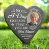 Personalized Photo Garden Stone Stake – Meaningful Memorial Gift – Your Love Still Surrounds Me