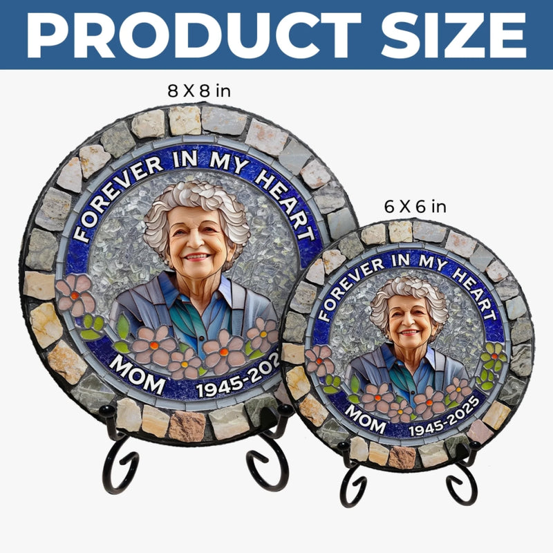 Personalized Round Shaped Stone – Meaningful Memorial Gift – I'm Always With You