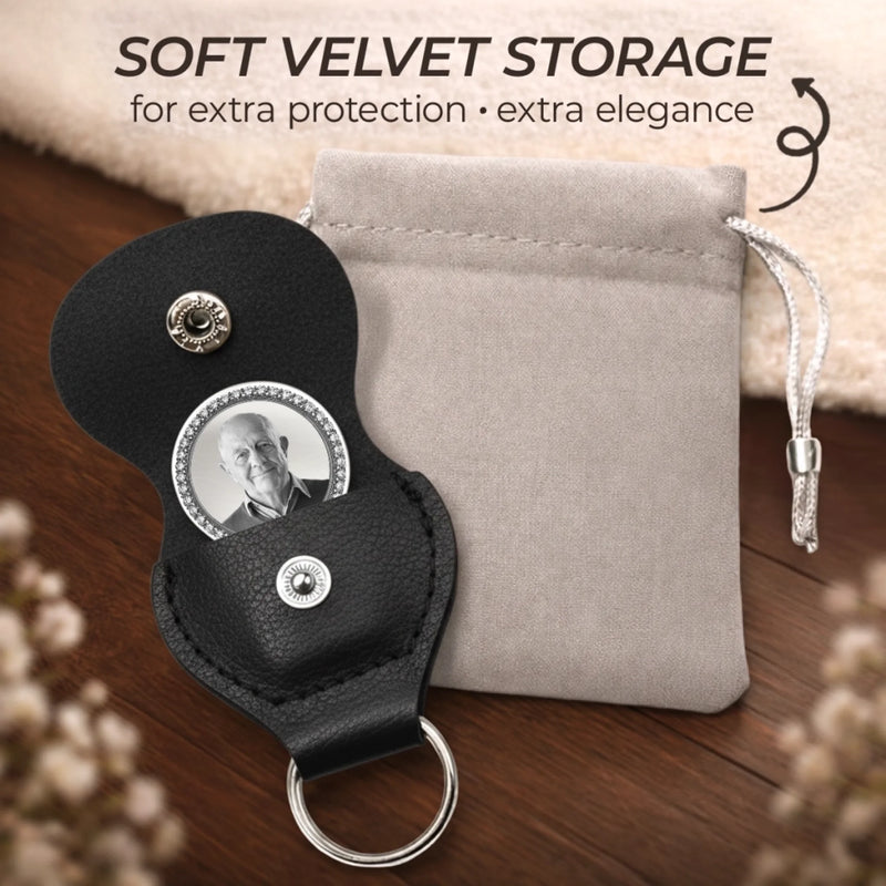 Personalized Photo Pocket Hug Token – Meaningful Memorial or Graduation Gift – Heaven Holds You