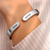 Personalized Cuff Bracelet – Meaningful Memorial Gifts – Forever In My Heart