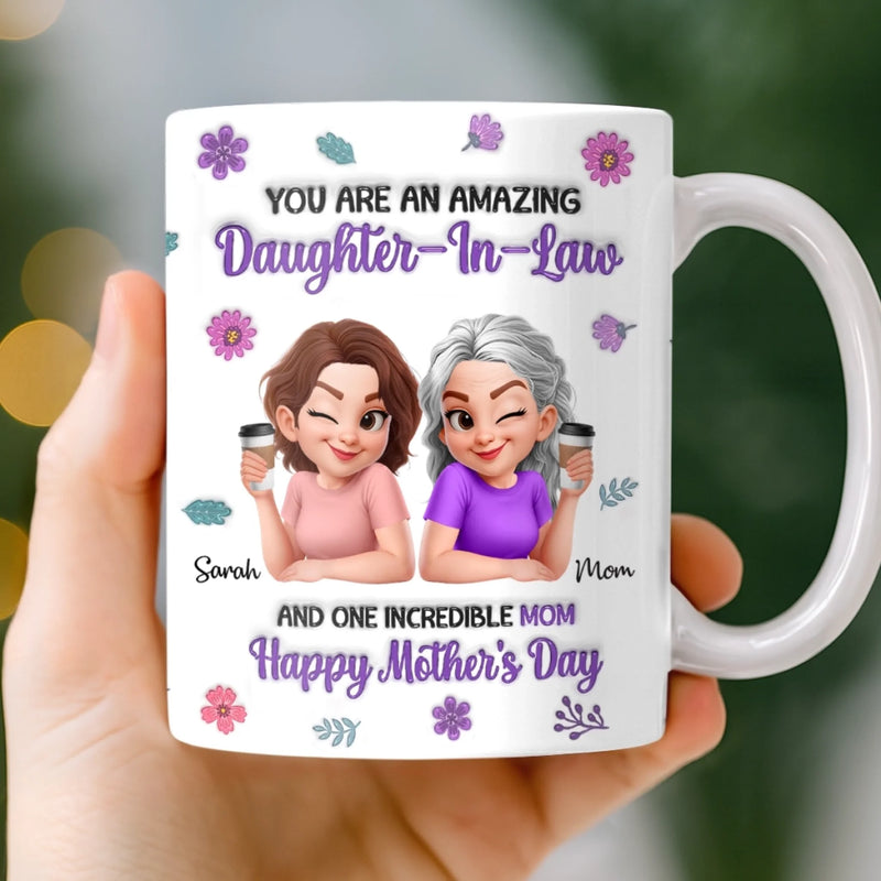 Personalized Mug – Mother's Day Gifts For Daughter-In-Law – Our Family Is Better With You