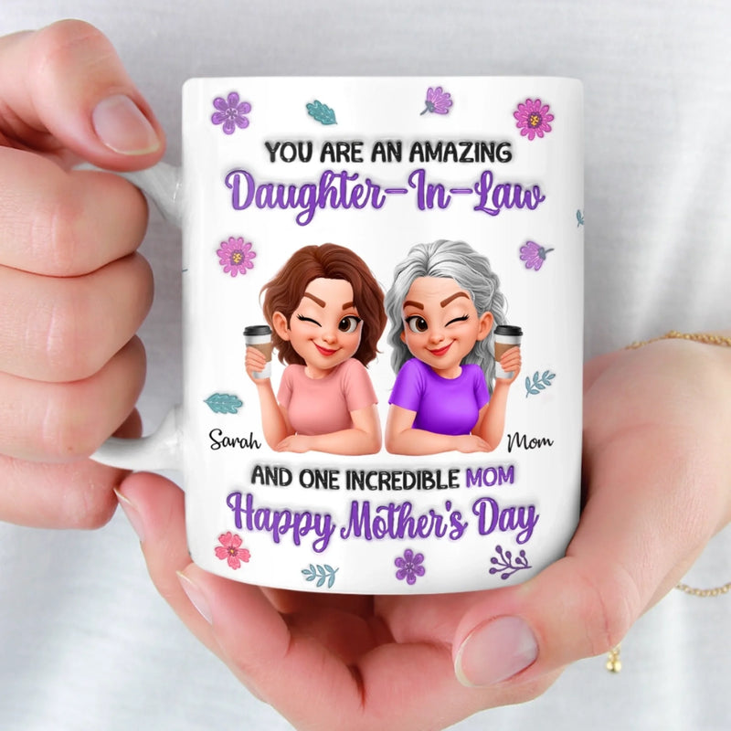 Personalized Mug – Mother's Day Gifts For Daughter-In-Law – Our Family Is Better With You