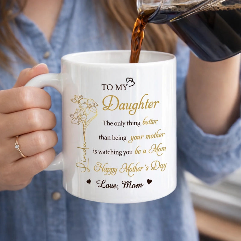 Personalized Mug – Mother's Day Gifts For Daughter, Daughter-In-Law – You Make This Chapter So Beautiful