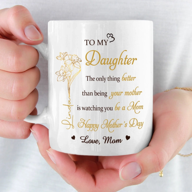 Personalized Mug – Mother's Day Gifts For Daughter, Daughter-In-Law – You Make This Chapter So Beautiful