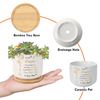 Personalized Ceramic Plant Pot – Mother's Day Gifts For Daughter, Daughter-In-Law – Love Grows Beautifully Through You