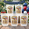 Personalized America 250th Anniversary Party Plastic Cups – Gifts For Family – The Land Of The Free