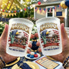 Personalized America 250th Anniversary Party Plastic Cups – Gifts For Family – Built on Strength & Pride