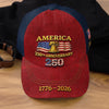 Personalized America 250th Anniversary Baseball Cap – Gift for Men, Women – Pure American Spirit