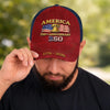 Personalized America 250th Anniversary Baseball Cap – Gift for Men, Women – Pure American Spirit