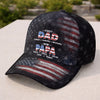 Personalized Baseball Cap – Gift For Grandpa, Dad – Dad For Life, Papa With Pride