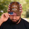 Personalized Baseball Cap – Gift For Grandpa, Dad – Once A Dad, Now A Proud Grandpa