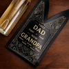 Personalized Leather Wine Bag – Father's Day Gifts For Grandpa, Dad – First Dad, Now Grandpa Forever