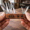 Personalized 15-in-1 Pocket Multi Tool – Father's Day Gifts For Grandpa, Dad – Grandpa On Duty