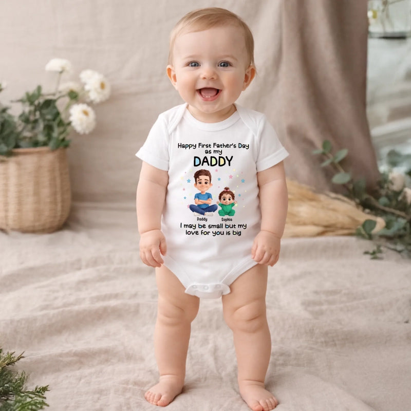Personalized Baby Onesie – Father's Day Gift For New Dad – New Chapter Starts Here