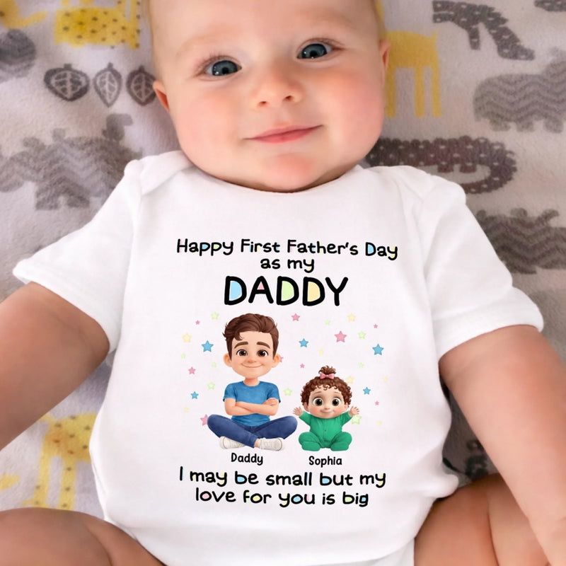 Personalized Baby Onesie – Father's Day Gift For New Dad – New Chapter Starts Here