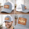 Personalized Leather Patch Hat – Father's Day Gifts For Dad, Grandpa – Legendary Grandpa Vibes