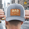 Personalized Leather Patch Hat – Father's Day Gifts For Dad, Grandpa – You Mean The World