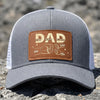Personalized Leather Patch Hat – Father's Day Gifts For Dad, Grandpa – You Mean The World