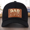 Personalized Leather Patch Hat – Father's Day Gifts For Dad, Grandpa – You Mean The World