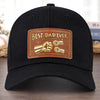 Personalized Leather Patch Hat – Father's Day Gifts For Dad, Grandpa – Daddy Life Best Life
