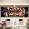 Personalized America 250th Anniversary Polyester Outdoor Banner – Gifts For Family – Freedom And The American Dream