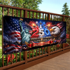Personalized America 250th Anniversary Polyester Outdoor Banner – Gifts For Family – Strong As One