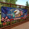 Personalized America 250th Anniversary Polyester Outdoor Banner – Gifts For Family – Together We Shine Bright