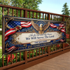 Personalized America 250th Anniversary Polyester Outdoor Banner – Gifts For Family – United By Strength And Spirit