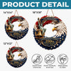 Personalized America 250th Anniversary Wood Sign – Gifts For Family – Bald Eagle Patriotic