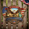 Personalized America 250th Anniversary Wood Sign – Gifts For Family – God Bless America And This Home