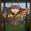 Personalized America 250th Anniversary Wood Sign – Gifts For Family – God Bless America And This Home