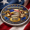Personalized America 250th Anniversary Commemorative Keepsake Coin – Gifts For Family – A Legacy Of Freedom And Pride