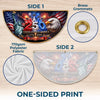 Personalized America 250th Anniversary Non-Pleated Fan Flag – Gifts For Family – Welcome To Our American Home